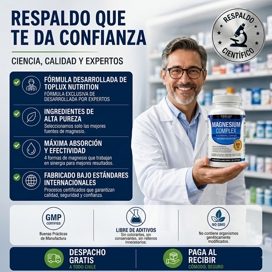 🔥 2x1 Magnesium Complex 600 mg 🔥 Menos Estrés, Más Energía y Tu Bienestar al Doble.