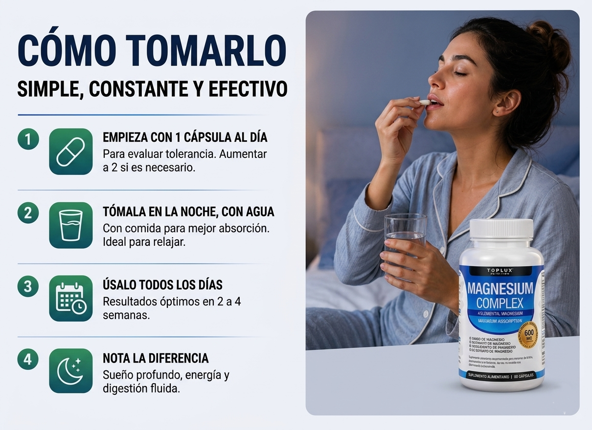 🔥 2x1 Magnesium Complex 600 mg 🔥 Menos Estrés, Más Energía y Tu Bienestar al Doble.